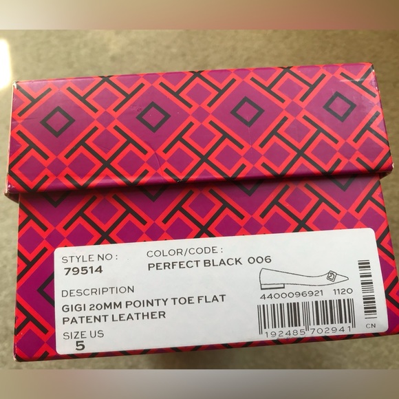 TORY BURCH 20mm Patent Leather Gigi Flats - Picture 3 of 8